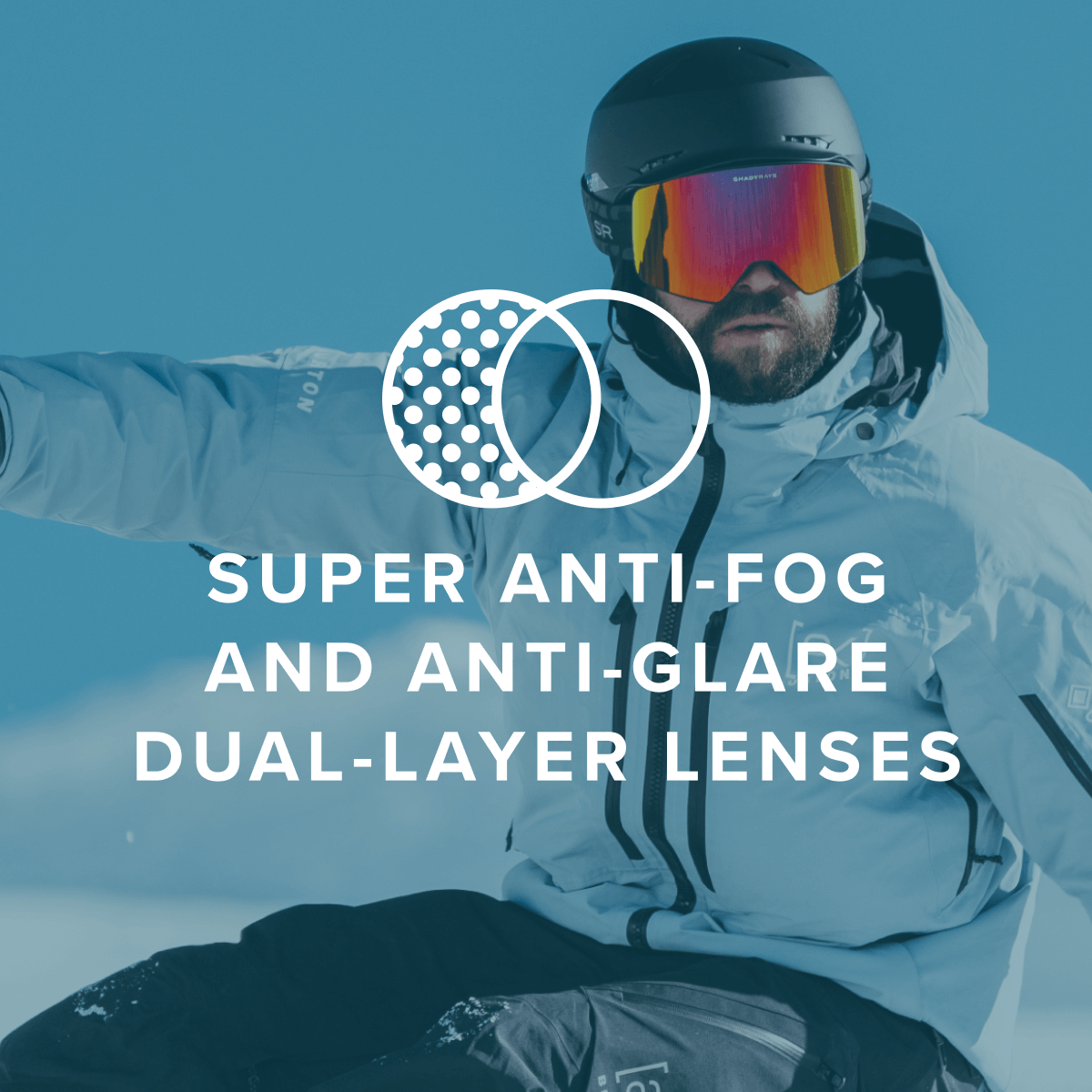 Frontier Snow Goggle - Tectonic Mirage
